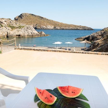 Beachfront Studio Kyma West ~ Crete'S Hidden Gem Kali Limenes Esterno foto